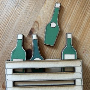 Aimant décoratif - Casier à bouteilles